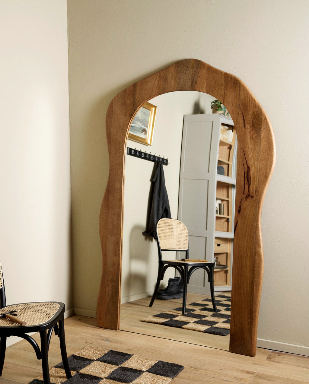 ATTILA mirror 134 x 200 CM- wood frame