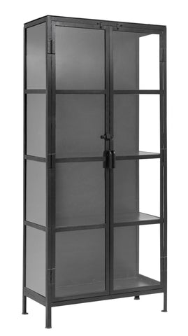 MET PHOENIX BLACK CABINET, 2 DOORS, SMALL