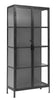 MET PHOENIX BLACK CABINET, 2 DOORS, SMALL