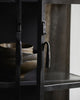 MET PHOENIX BLACK CABINET, 2 DOORS, IRON