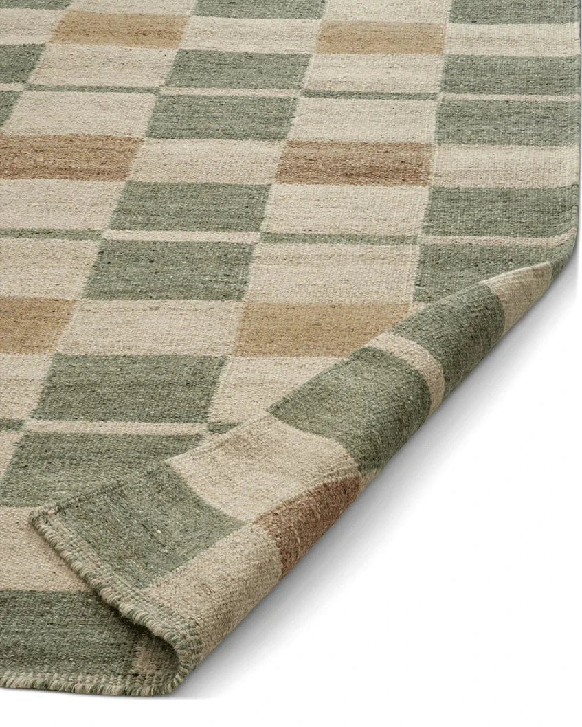 RUTVIK WOOL RUG, OLIVE, MANY SIZE