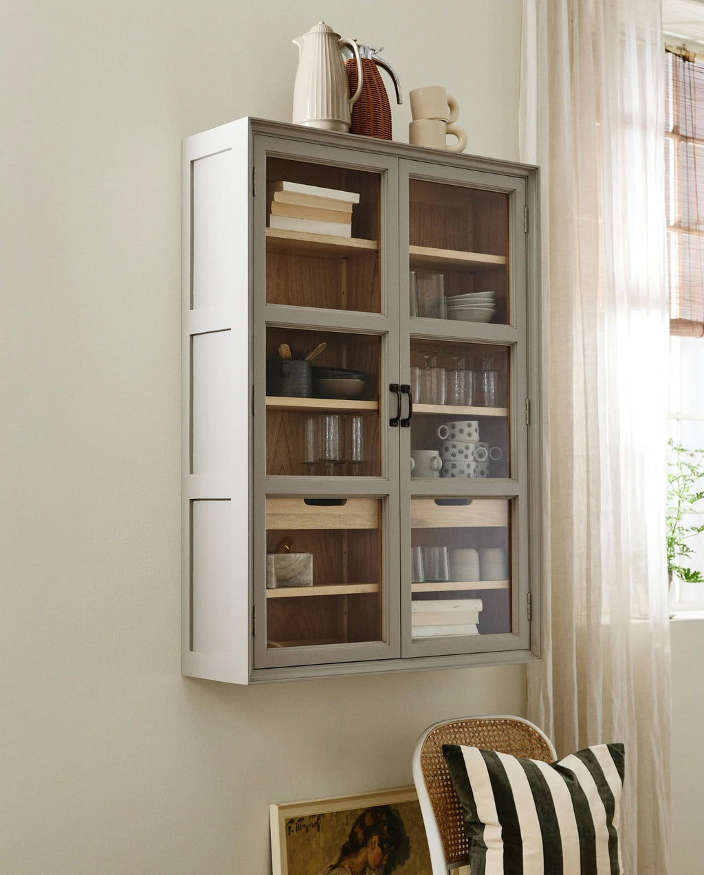 VIVA GREY CABINET WALL