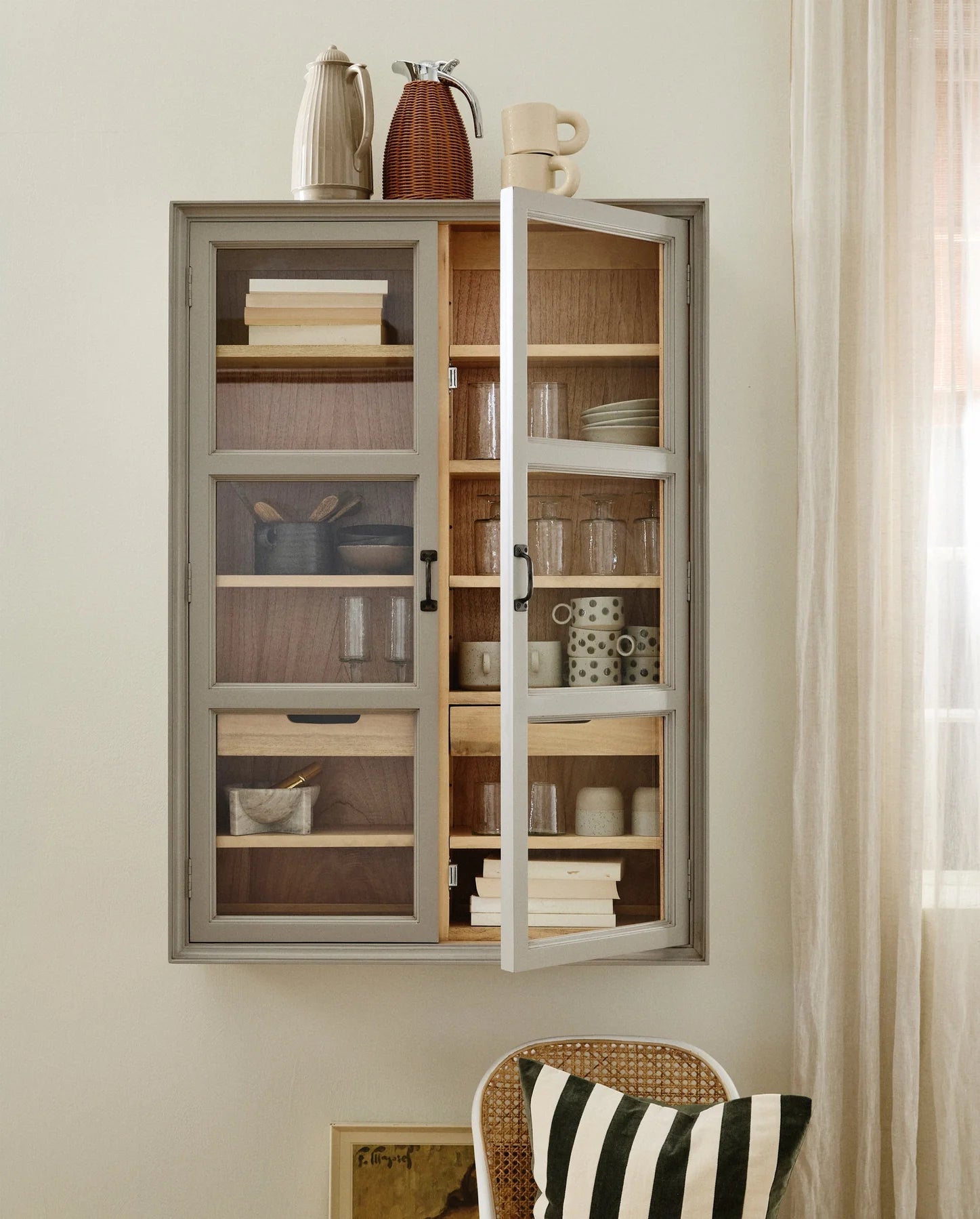 VIVA GREY CABINET WALL