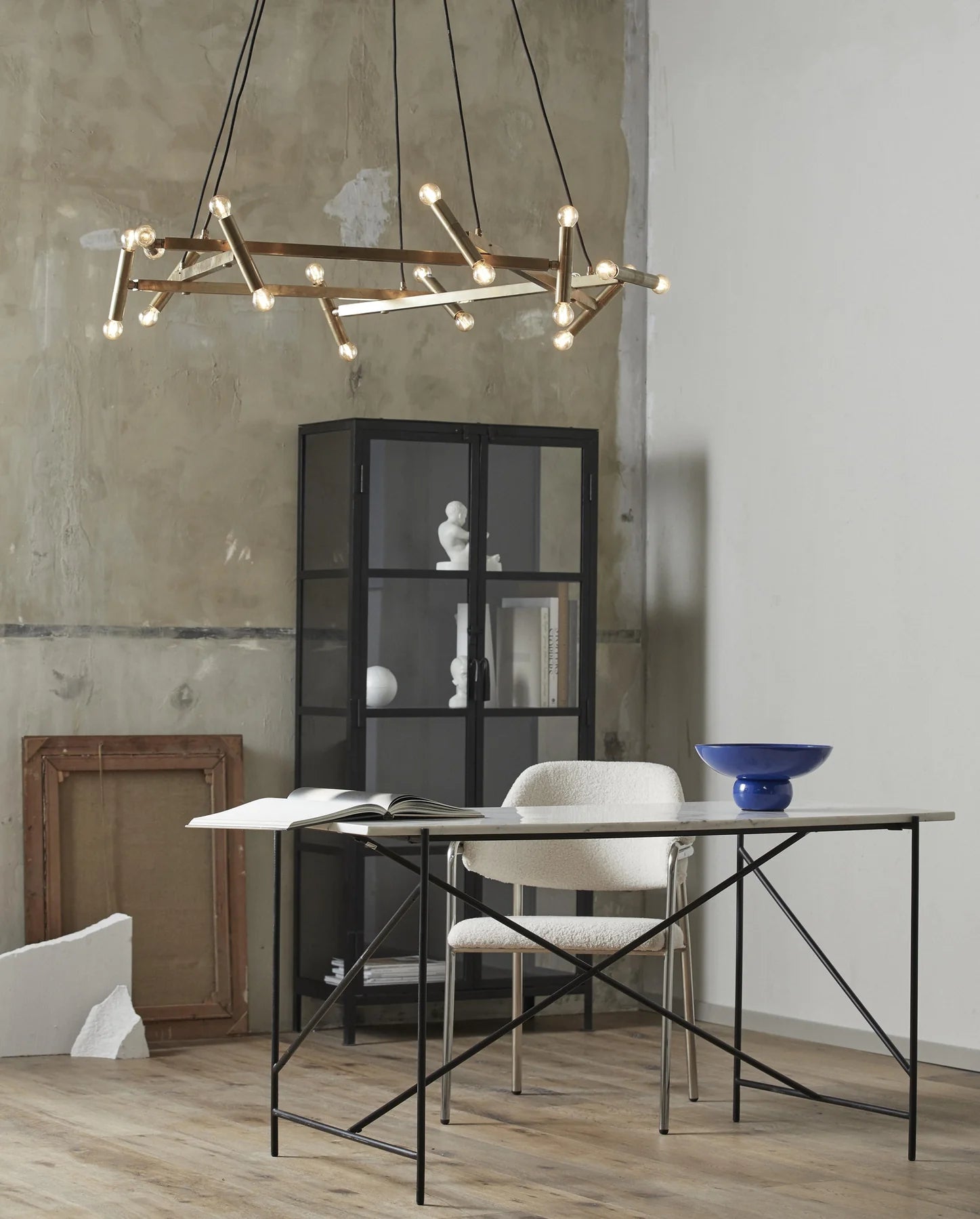 DEE DESK, Marble TOP, 70 x 142 CM