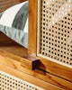 MERGE cabinet, teak wood with rattan