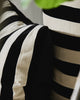 ALHENA BLACK STRIPES, CUSHION COVER, 50 x 70