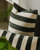 ALHENA GREEN STRIPES, CUSHION COVER, 50 x 70
