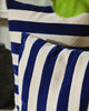 ALHENA BLUE STRIPES, CUSHION COVER, 50 x 70