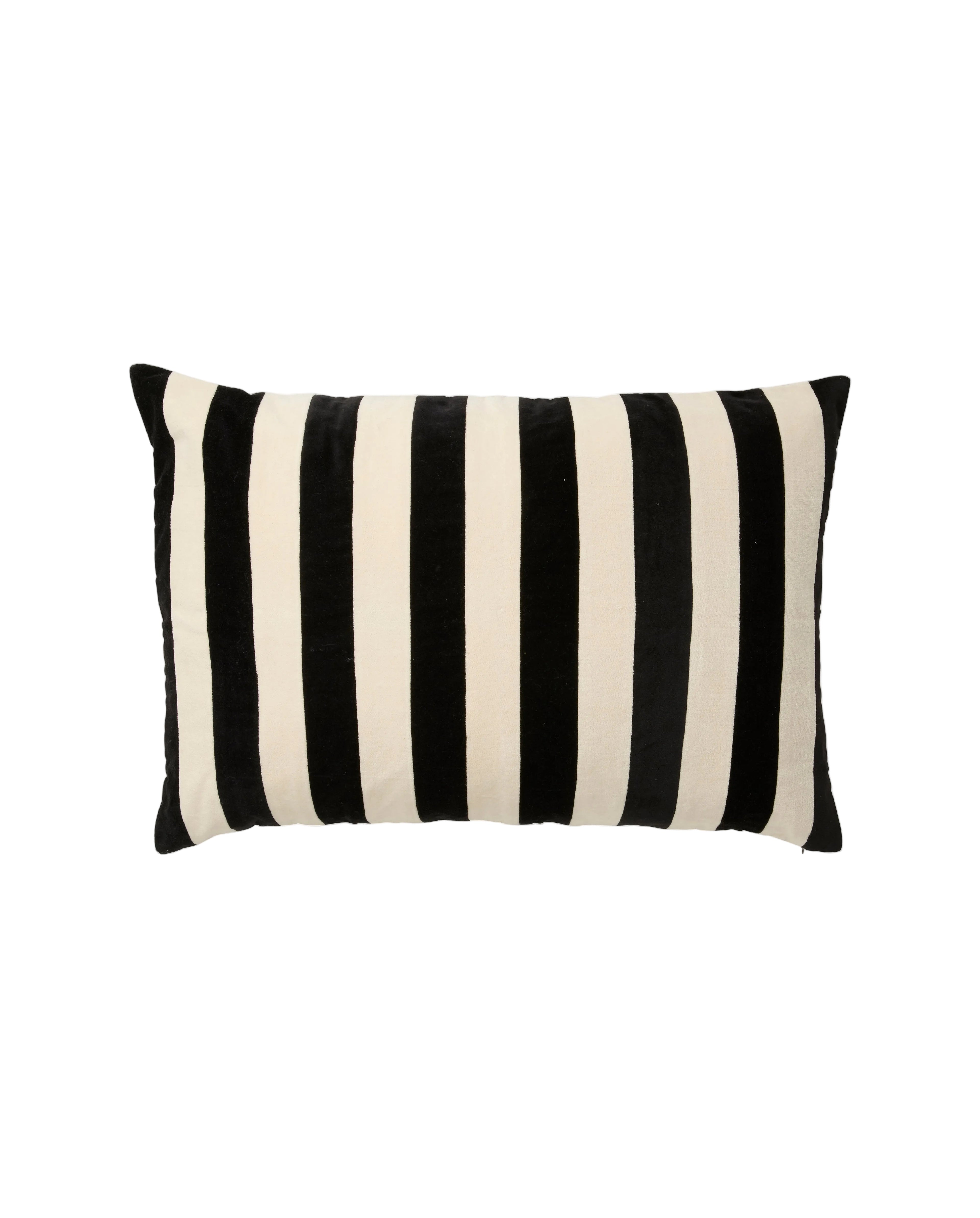 ALHENA BLACK STRIPES, CUSHION COVER, 50 x 70
