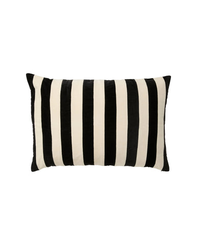 ALHENA BLACK STRIPES, CUSHION COVER, 50 x 70