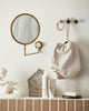 TESIA wall mirror - golden finish