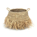 Raffia Deluxe Baskets - Natural - Ø 36 cm, H 30 cm