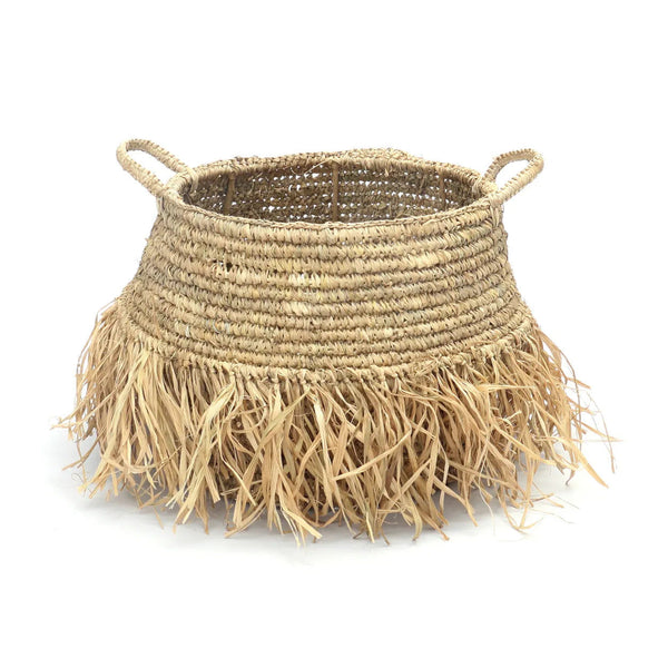 The Raffia Deluxe Baskets - Natural - Ø 36 cm, H 30 cm