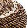 The Colonial Peek-a-Boo Basket - Natural Brown - Ø 23 c, H 15 cm