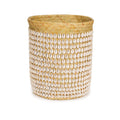 Pandan Basket Gowrie - Natural White, Ø 34 cm, H 40 cm