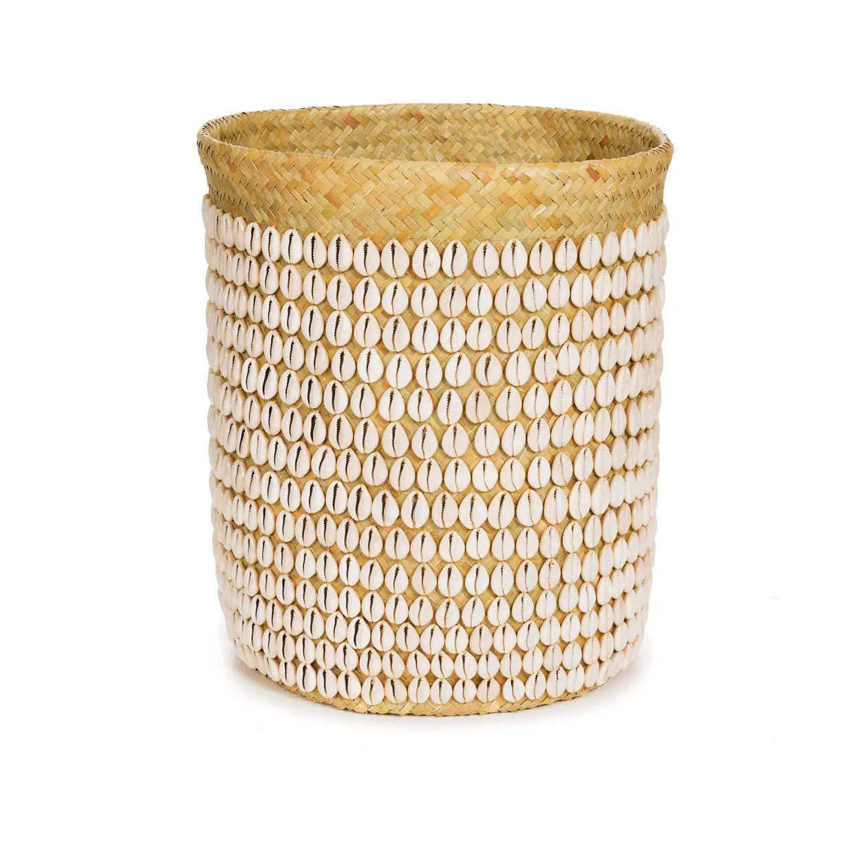 Pandan Basket Gowrie - Natural White, Ø 34 cm, H 40 cm