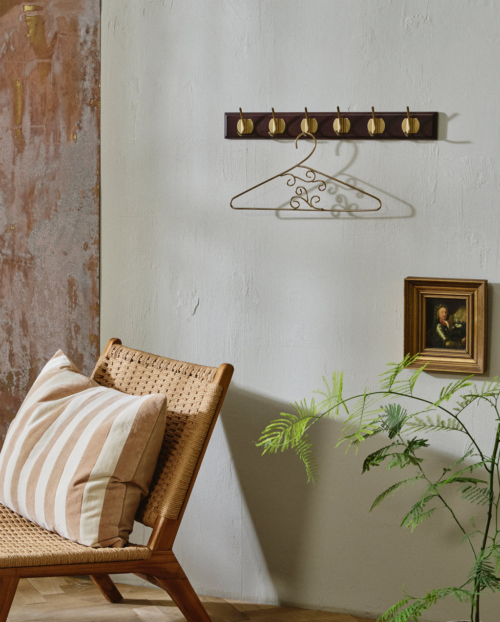 ALHENA BEIGE STRIPES, CUSHION COVER, 50 x 70