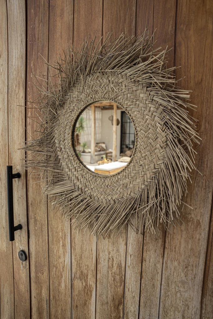 Rotan Mirror - Natural -Ø 65 cm