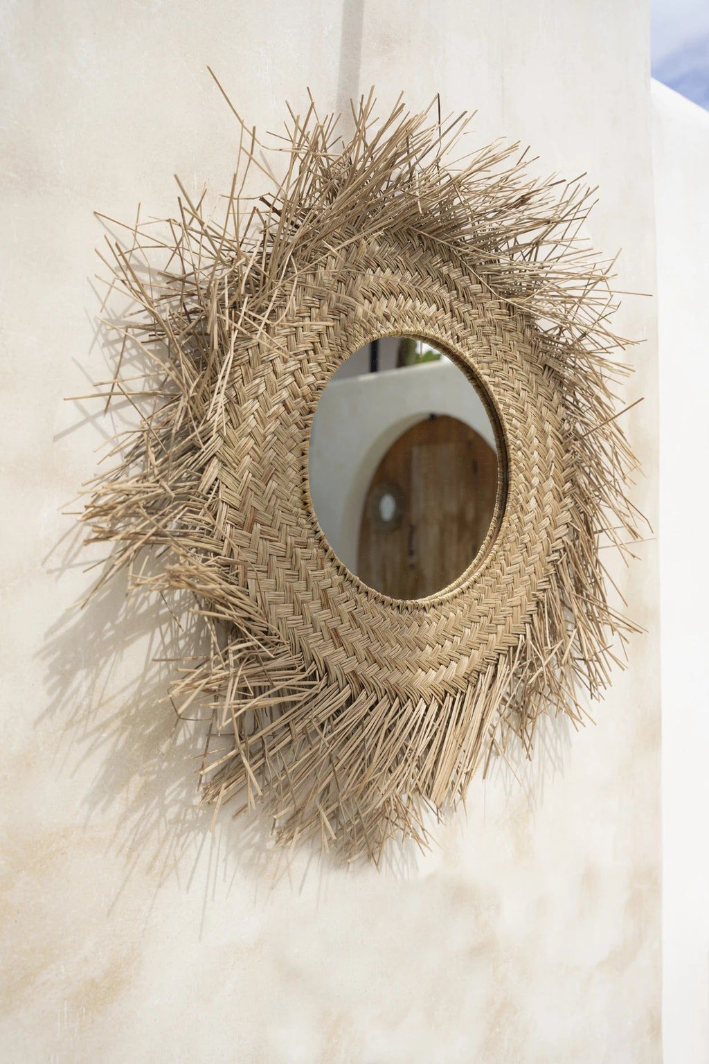 Rotan Mirror - Natural -Ø 65 cm