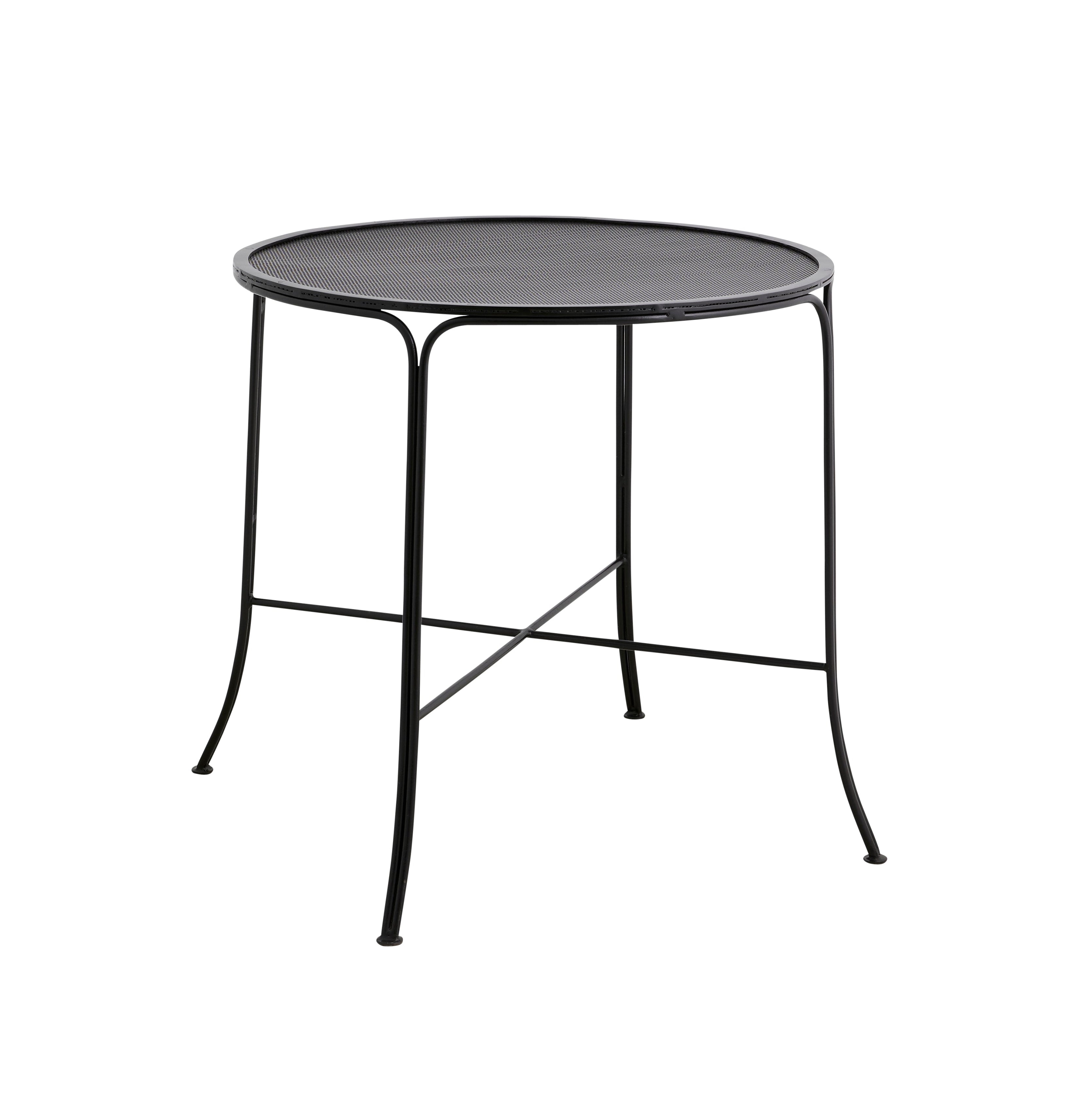 OLIVO BLACK GARDEN TABLE ROUND D 75 CM