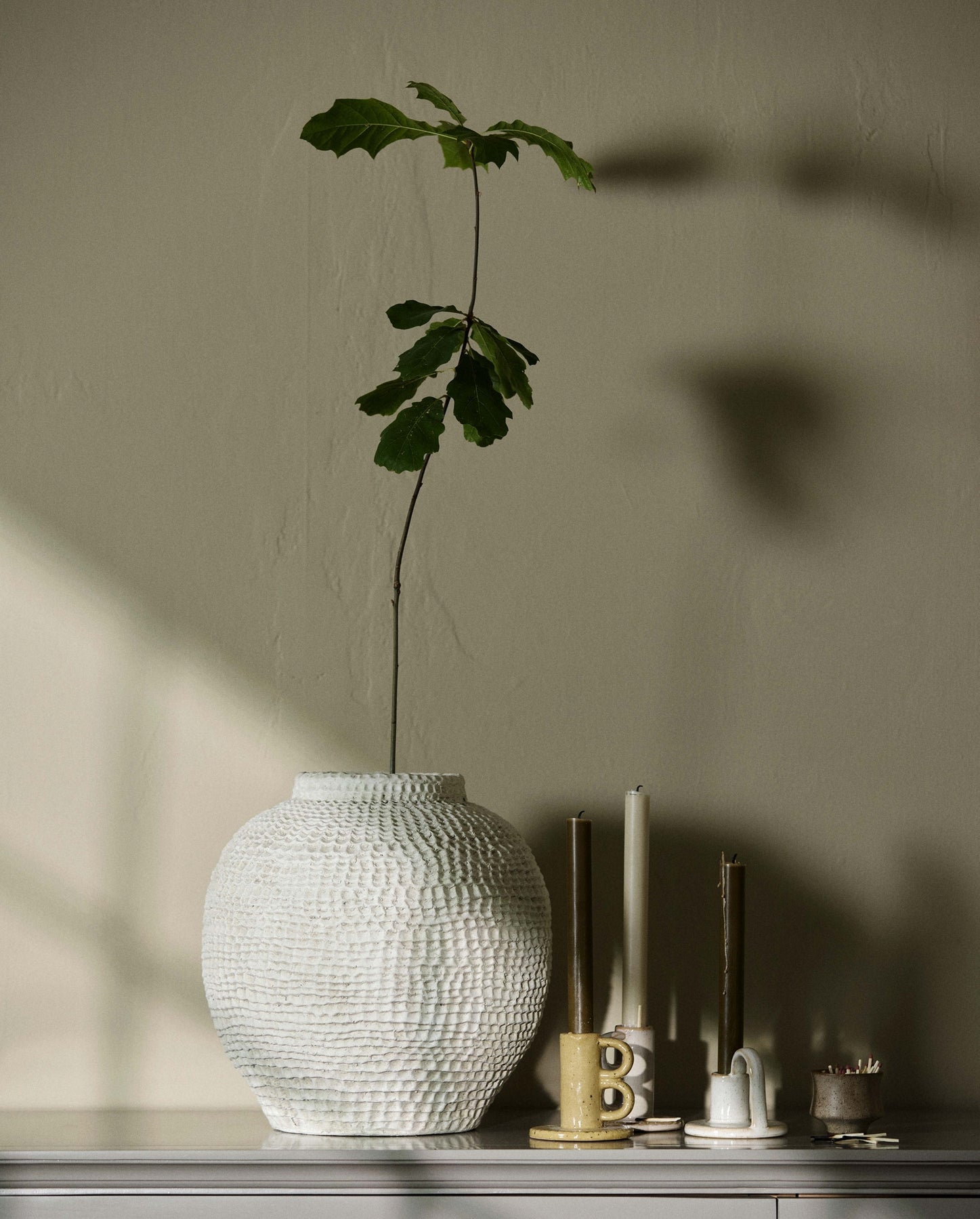 RUPA POT, CEMENT, H 32 CM