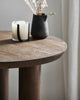 HELIN Cafe table, dark brown Ø 70