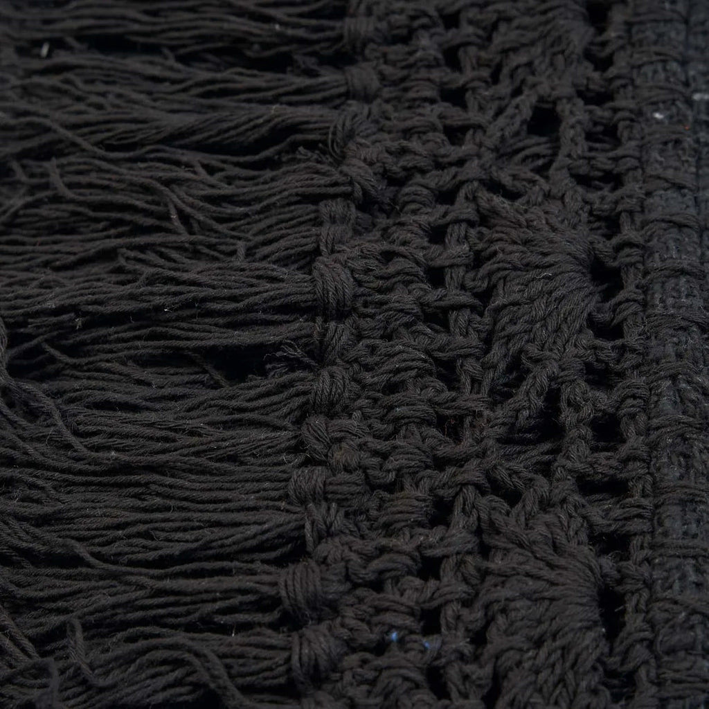 Gypsy Bed Throw - 122 x 260 cm, Black
