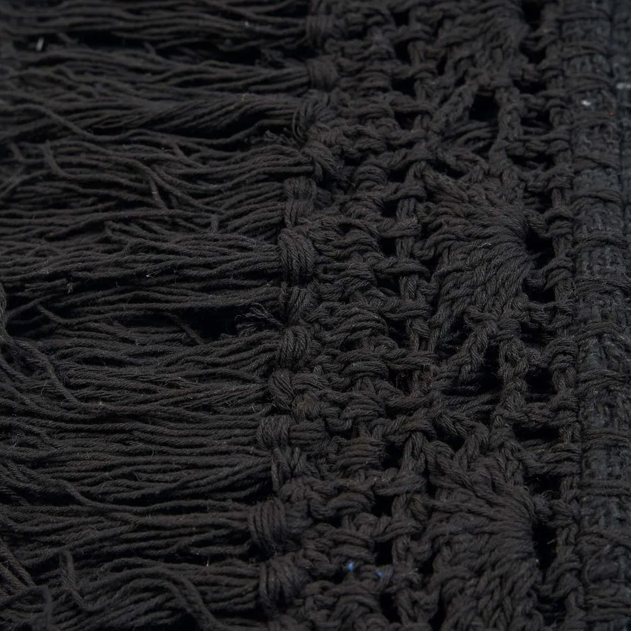 Gypsy Bed Throw - 122 x 260 cm, Black