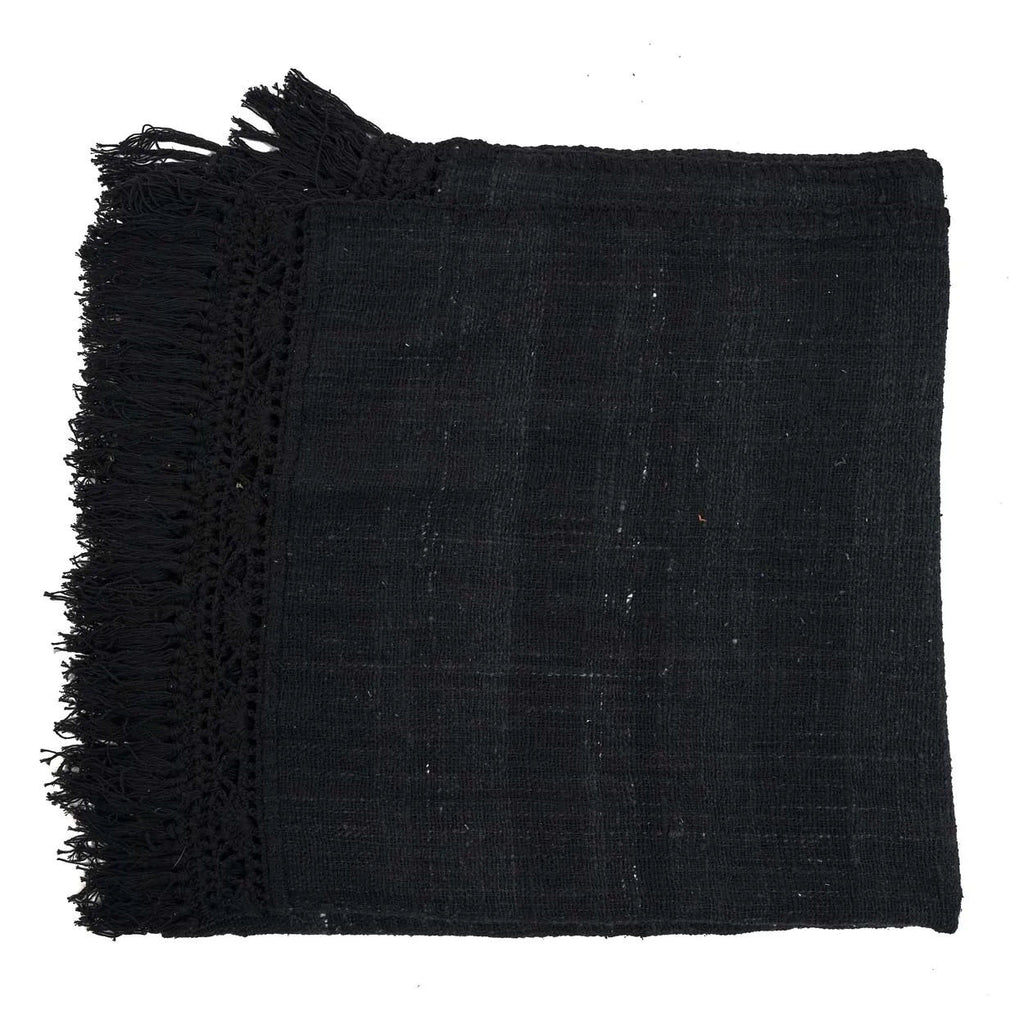 Gypsy Bed Throw - 122 x 260 cm, Black