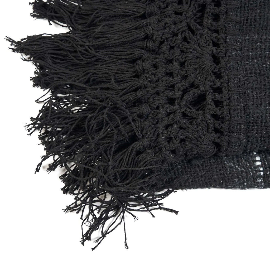 Gypsy Bed Throw - 122 x 260 cm, Black