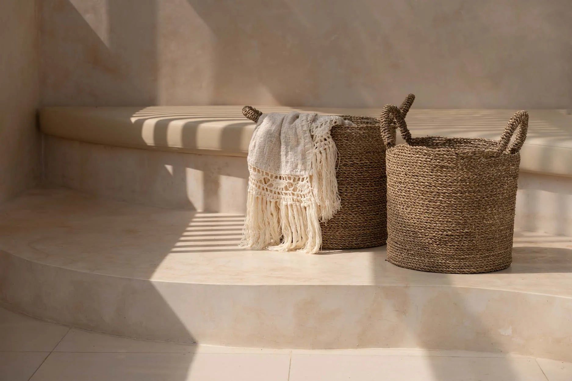 Gypsy Bed Throw - 122 x 260 cm Natural