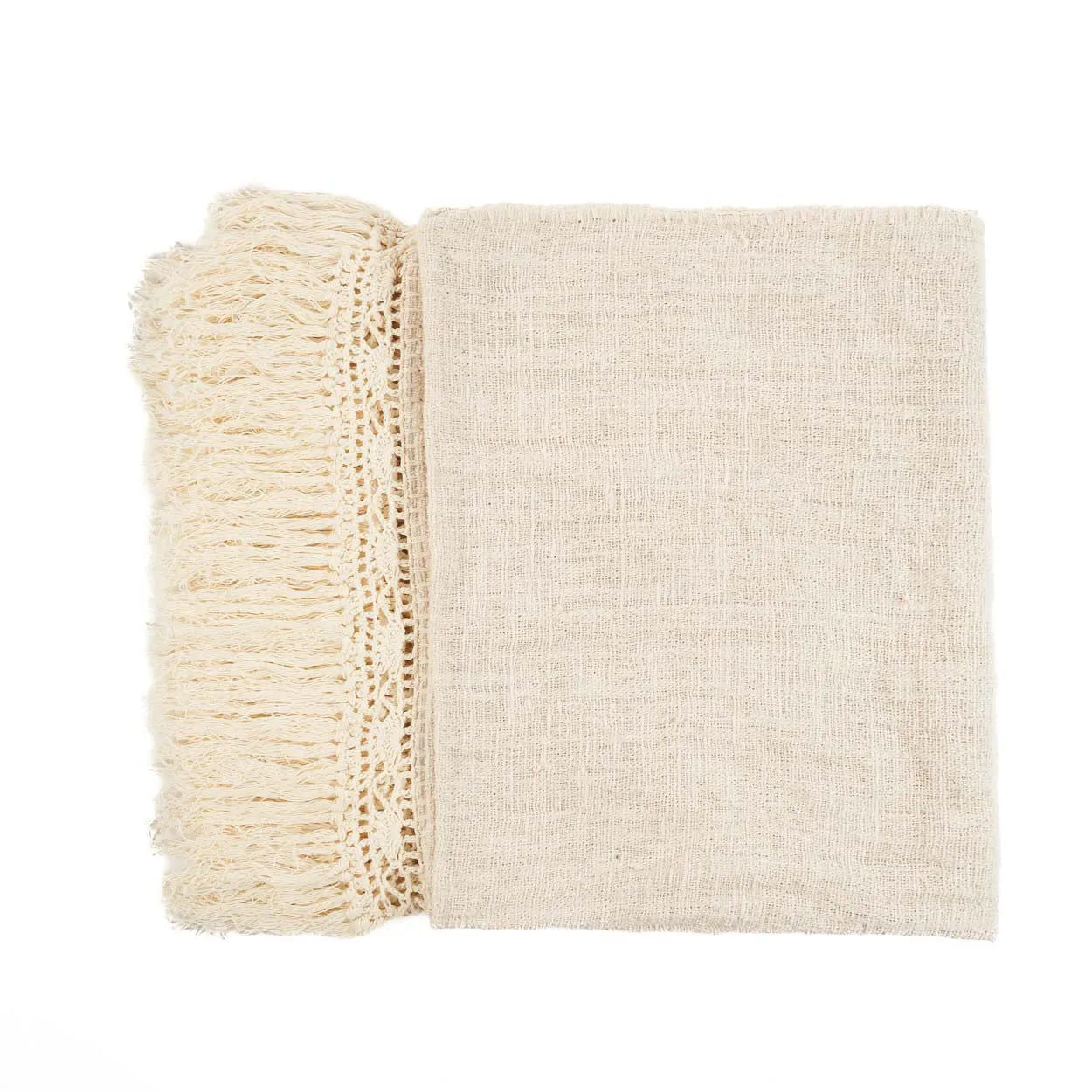 Gypsy Bed Throw - 122 x 260 cm Natural