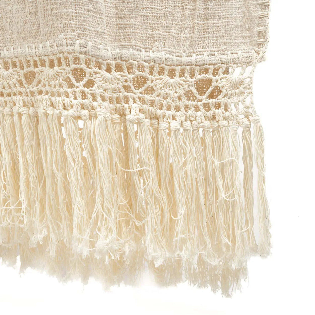 Gypsy Bed Throw - 122 x 260 cm Natural