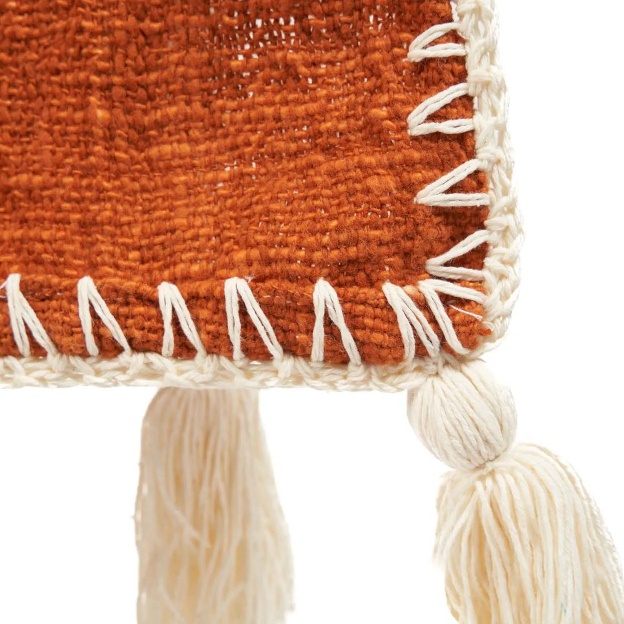 Stitch Bed Throw - 126 x 246 cm, Terracotta