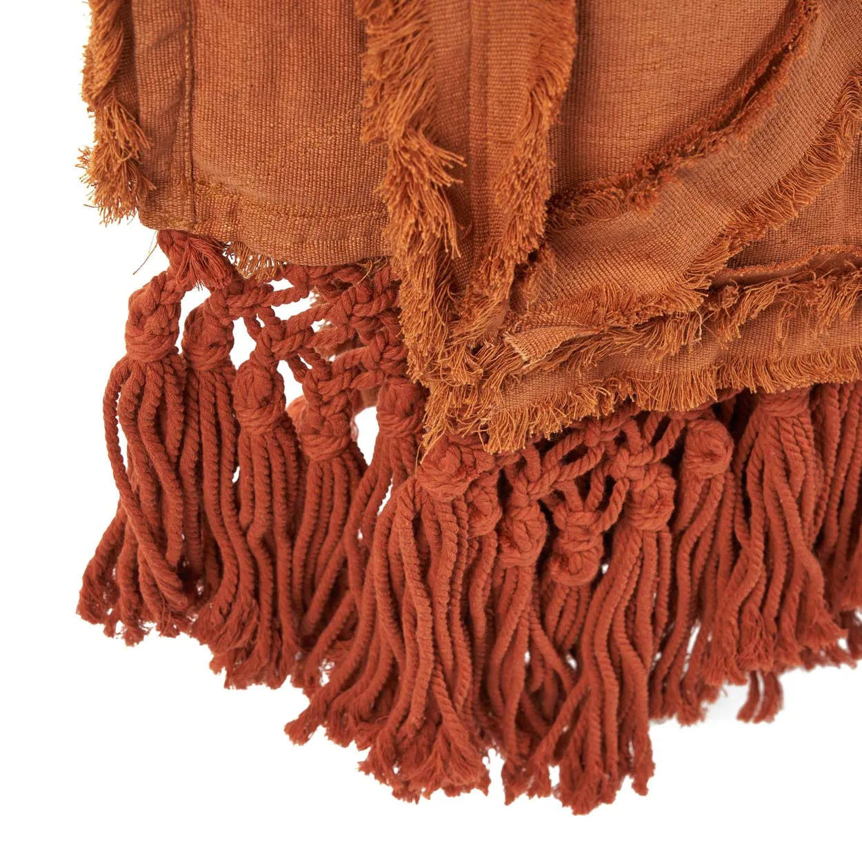 Berber Bed Throw  - 240 x 300 cm, Terracotta