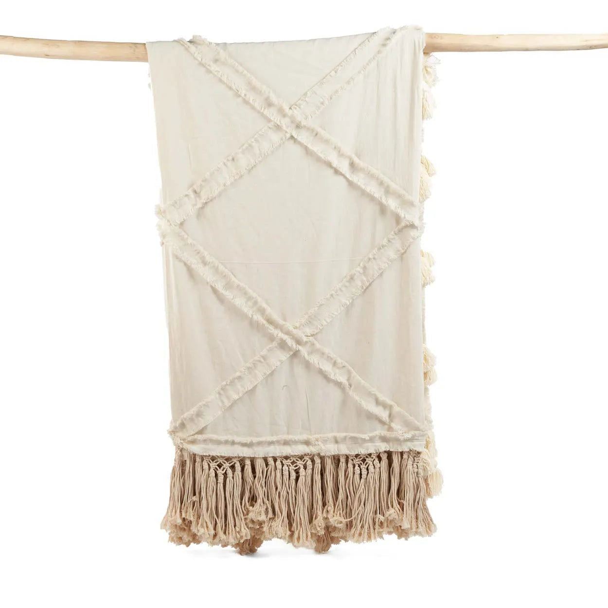 Berber Bed Throw - 240 x 300 cm, Natural