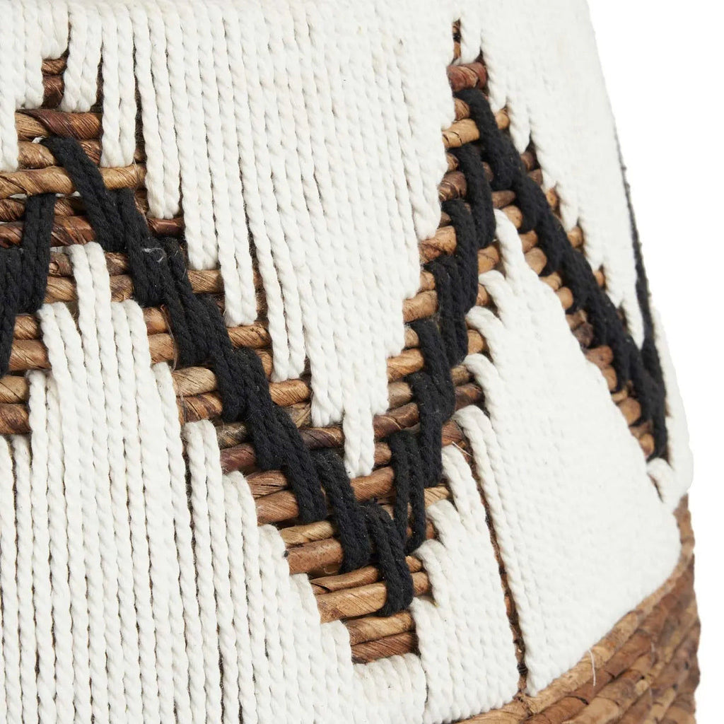 Little Bay Beach Basket - Natural White - L, 61 CM