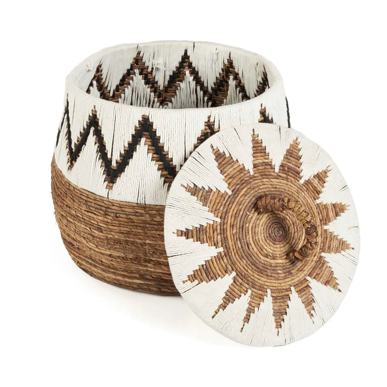 Little Bay Beach Basket - Natural White - L, 61 CM