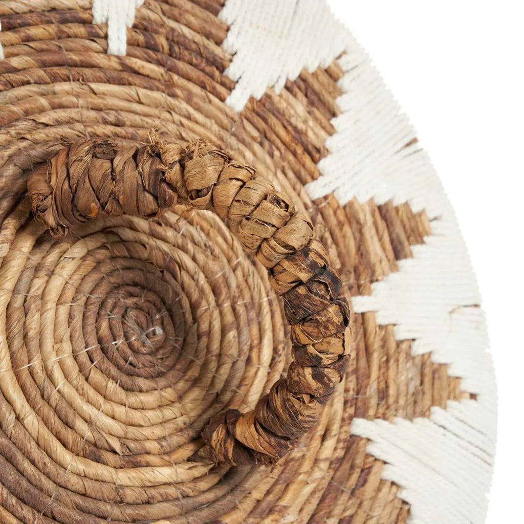 Little Bay Beach Basket - Natural White - L, 61 CM