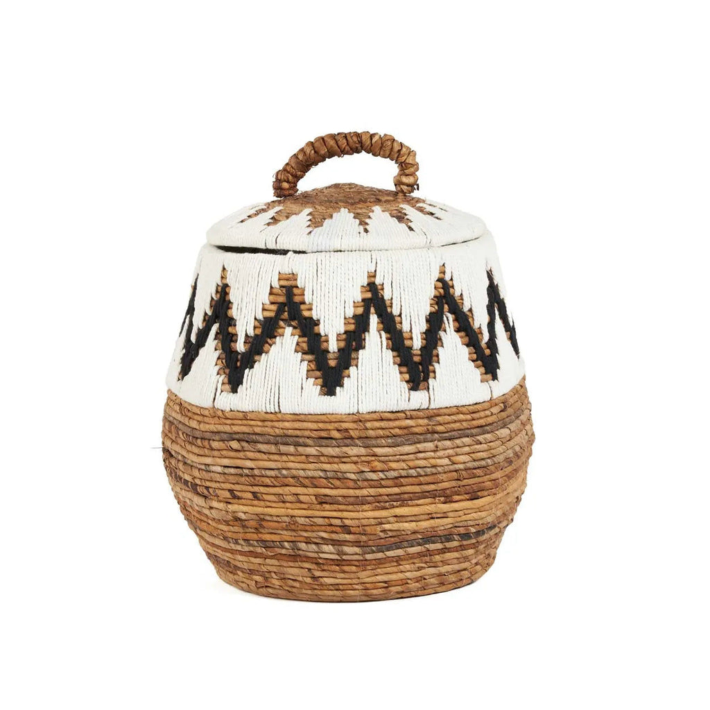 Little Bay Beach Basket - Natural White - M