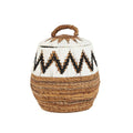 Little Bay Beach Basket - Natural White - M