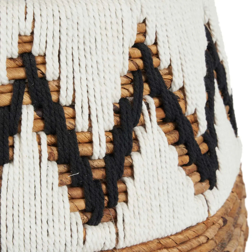 The Little Bay Beach Basket - Natural White - M