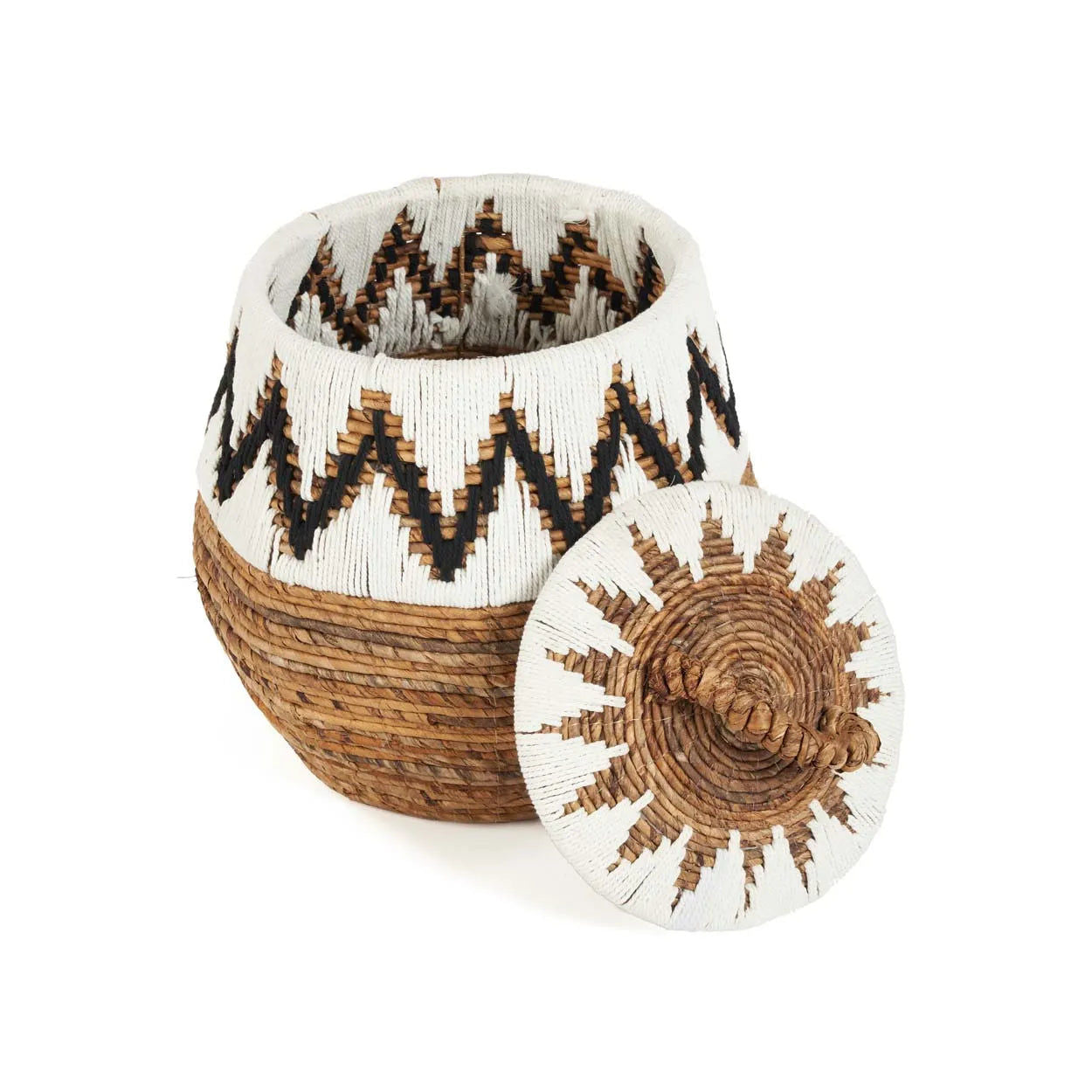 Little Bay Beach Basket - Natural White - M