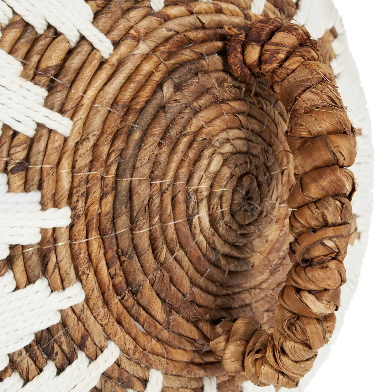 Little Bay Beach Basket - Natural White - M