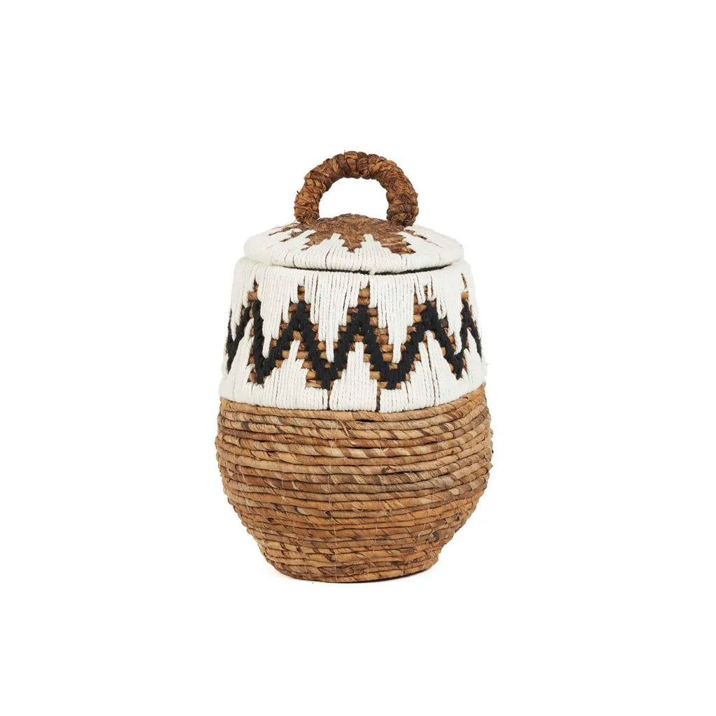 Little Bay Beach Basket - Natural White - S, 27 CM