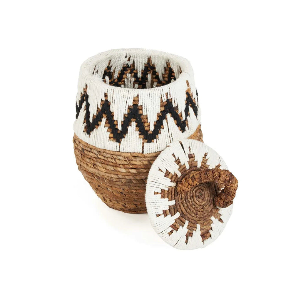Little Bay Beach Basket - Natural White - S, 27 CM