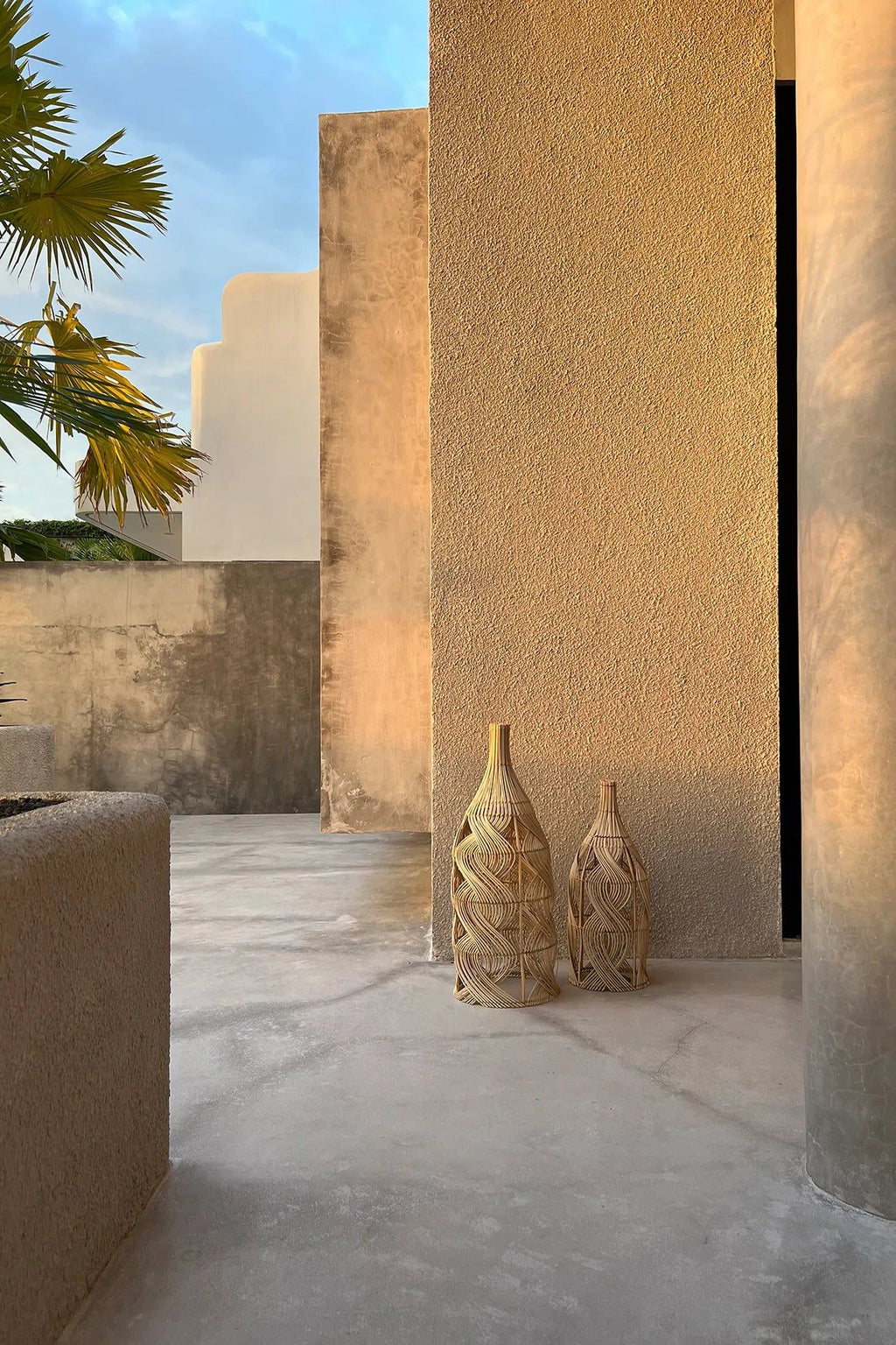 The Garaffa Pendant - Natural - Ø 30, H 70 cm