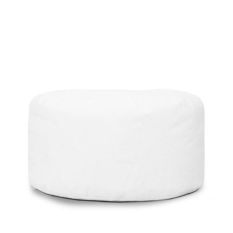 White Inner Pouffe Round - Ø 60 cm, H 30 cm