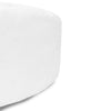 White Inner Pouffe Round - Ø 60 cm, H 30 cm