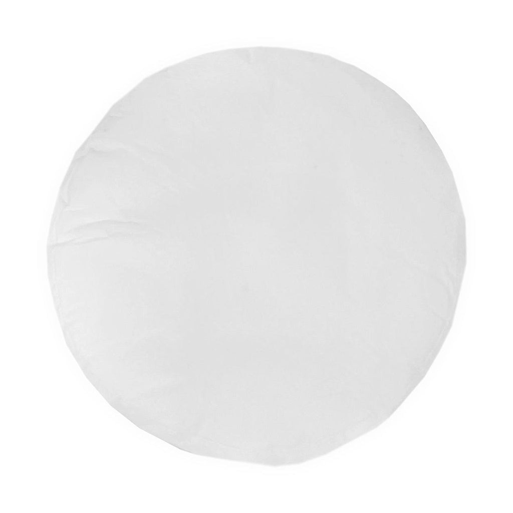 White Inner Pouffe Round - Ø 60 cm, H 30 cm